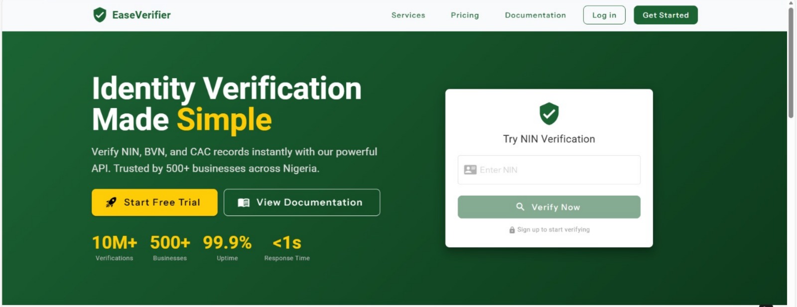 Identity Verification Platform